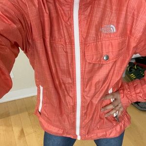 🔖 SOLD! The North Face Windbreaker with ruffles